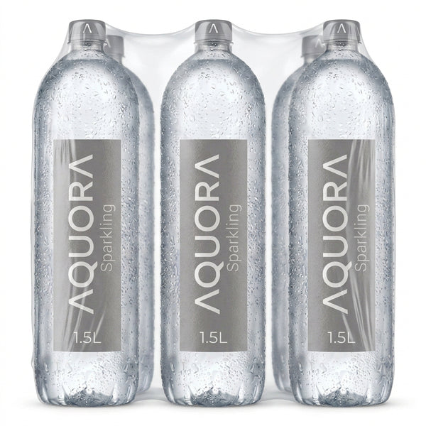 Aquora Sparkling Water 6x1.5L