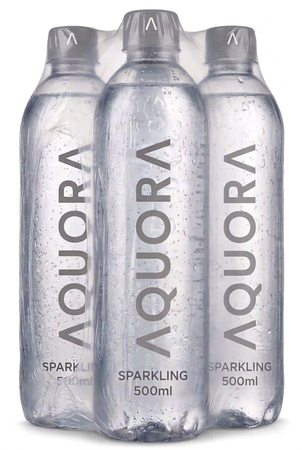 Aquora Sparkling Water 6x500ml
