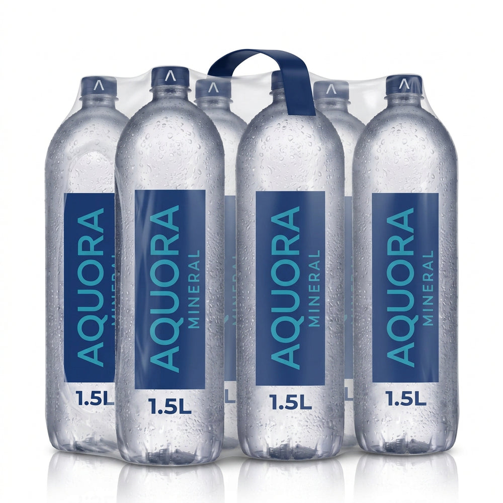 Aquora water with aura Mineral Water 6x1.5L