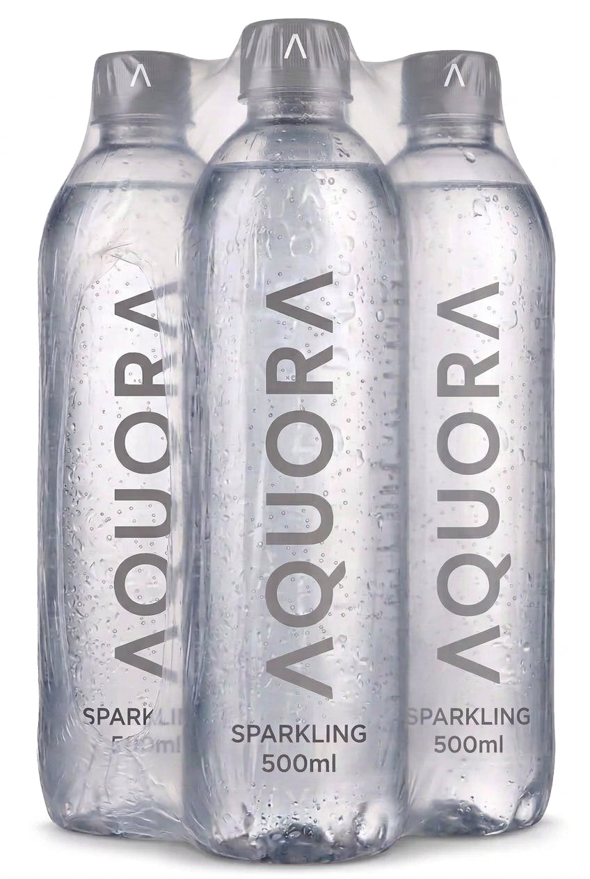 Aquora Sparkling Water 6x500ml
